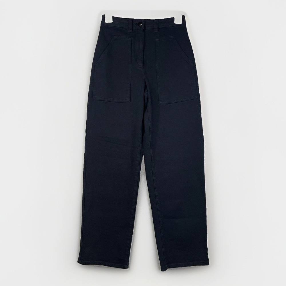 Wilfred Free Women's 0 Modern Utility Pant Black Denim Aritzia
